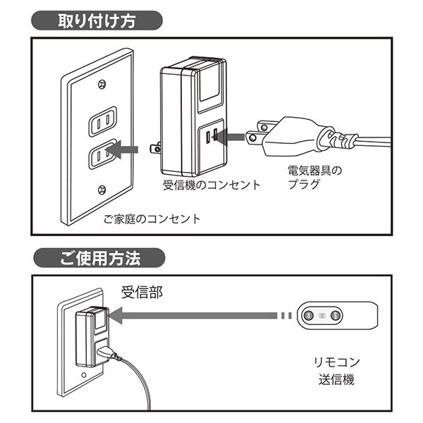 画像3: オーム電機 リモコンコンセント