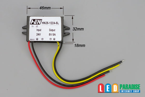 画像: DC/DCコンバーター 12/24Vto5V5A