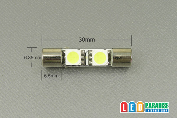 画像: 5050 3chip 2LEDバニティバルブ 白色