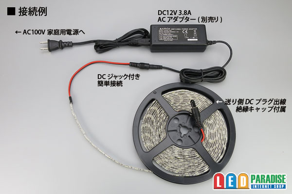 画像: 5050テープLED 30LED/m クリアドーム 青色 5m