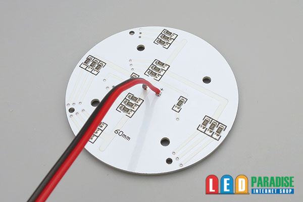 画像: 5060 20LED 円形パネルライト 60mm