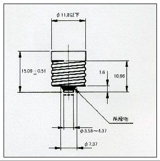 画像: 電球口金　E12