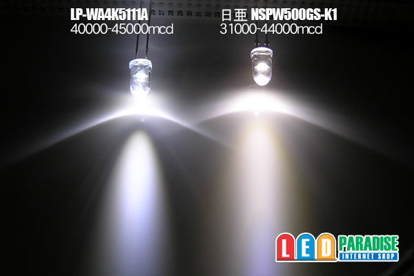 画像: 5mm白色 LP-WA4K5111A OptoSupply