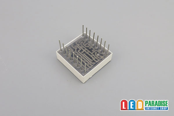 画像: 8x8ドットマトリクスLED 20mm角 赤色