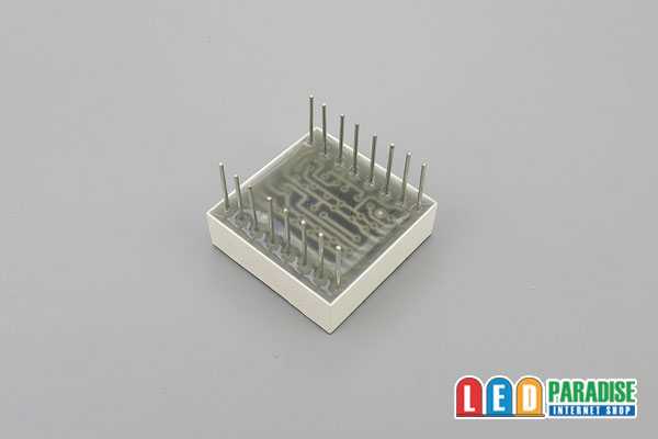 画像: 8x8ドットマトリクスLED 20mm角 白色