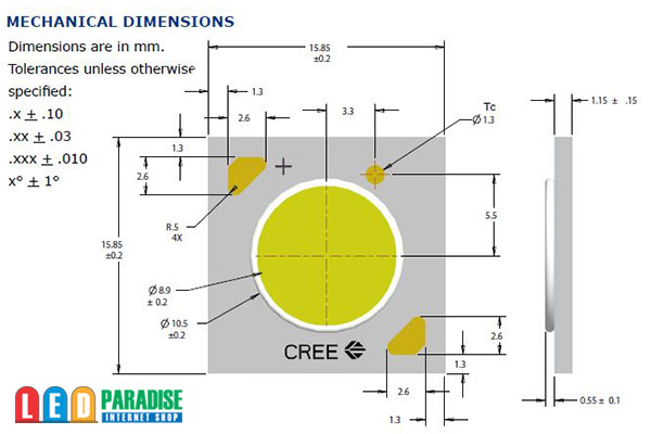 画像: CREE CXA1507 白色