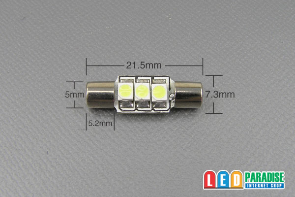 画像: 3528 3LED バニティバルブ 白色