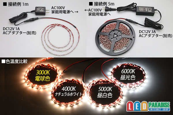 画像: 3528まがピタテープLED 電球色 3000K