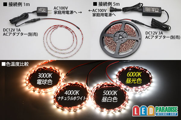 画像: 3528まがピタテープLED 昼光色 6000K