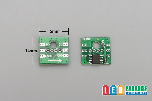 画像: NeoPixel RGB Module用基板 14×15mm