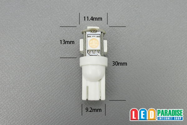 画像: T10 5050 5LEDバルブ すみれ
